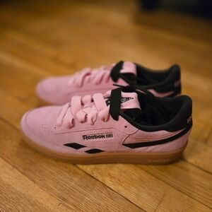 Reebok Kids Pink and Black Sneakers